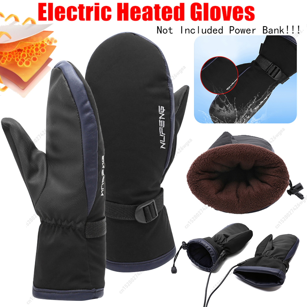 Cycling Gear Temperature - 1 Pair Hand Warmer Gloves USB