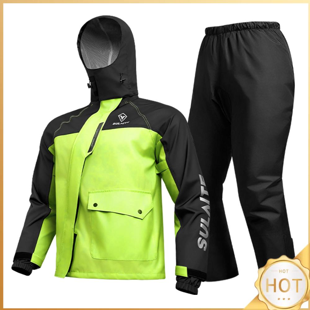 Cycling Gear For Rain - Motorcycle Rain Suit for Men &