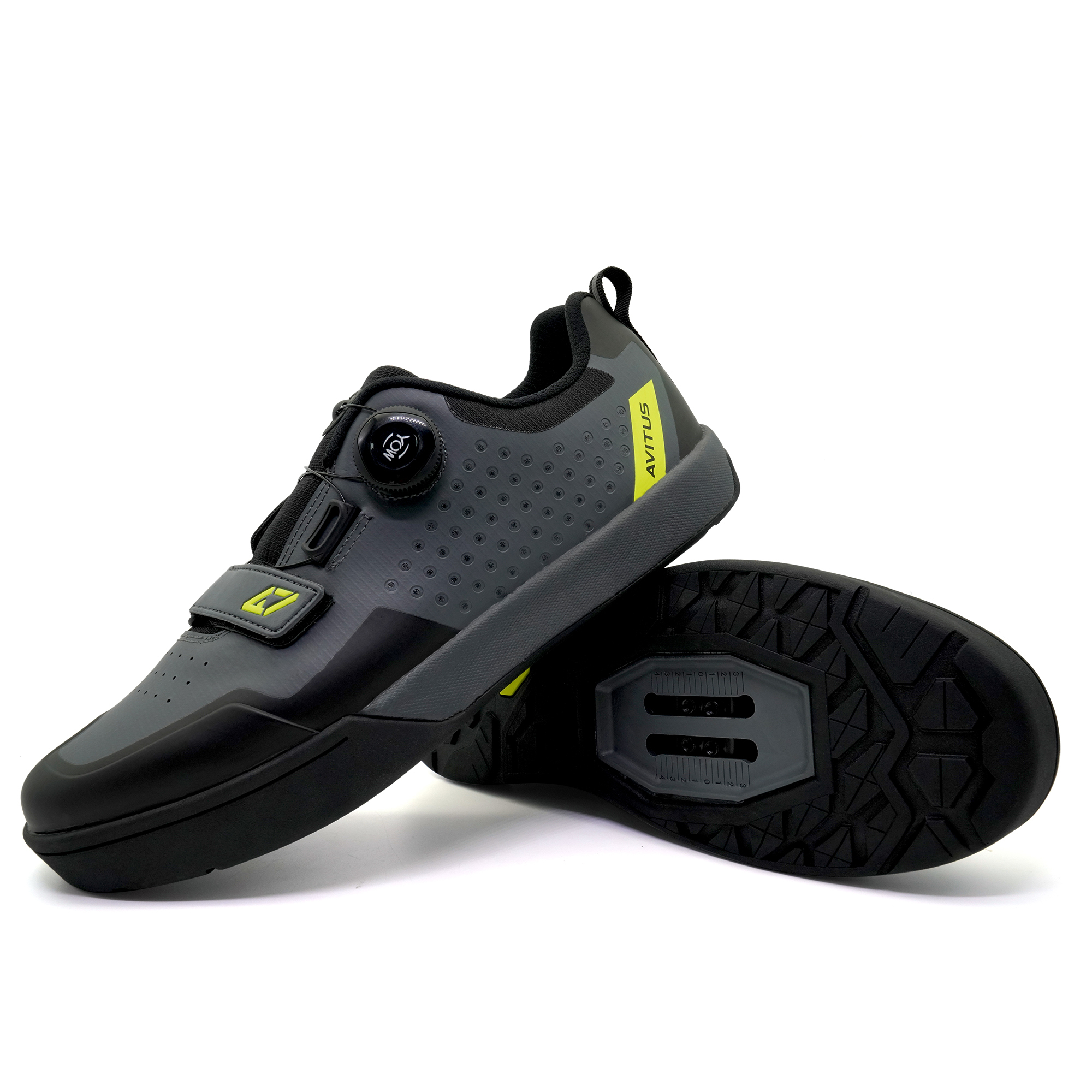 Clipless Mtb Shoes - AVITUS Zapatillas MTB Shoe Rubber Sole