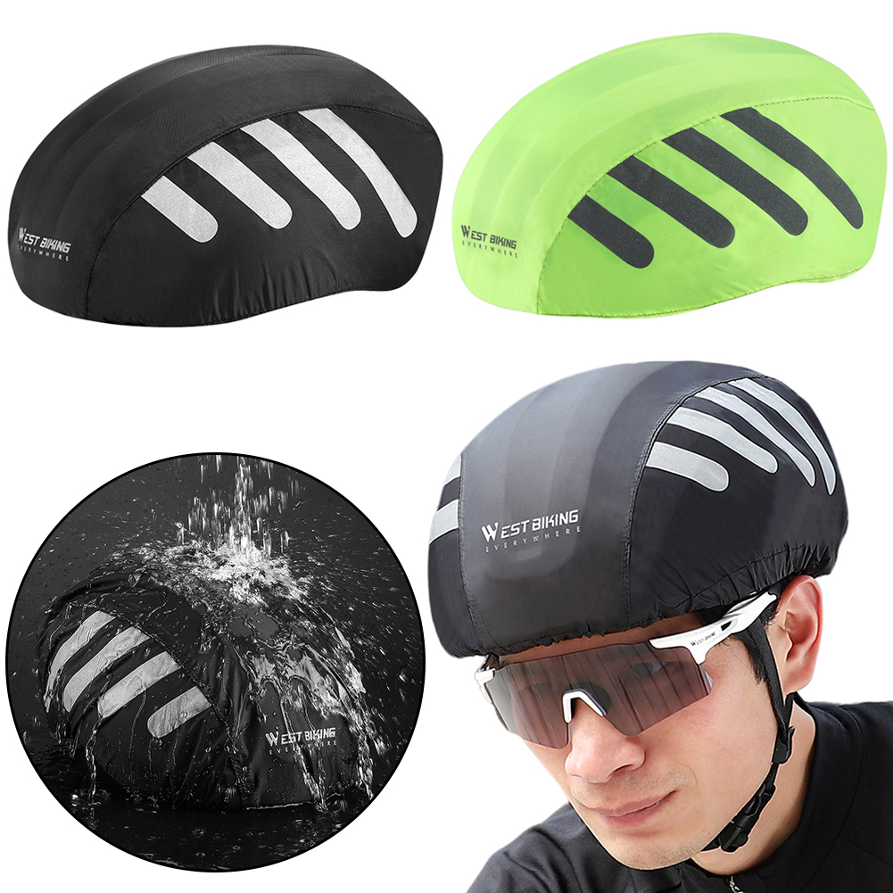 Cycling Gear For Rain - WEST BIKING Bike Helmet Rain Cover