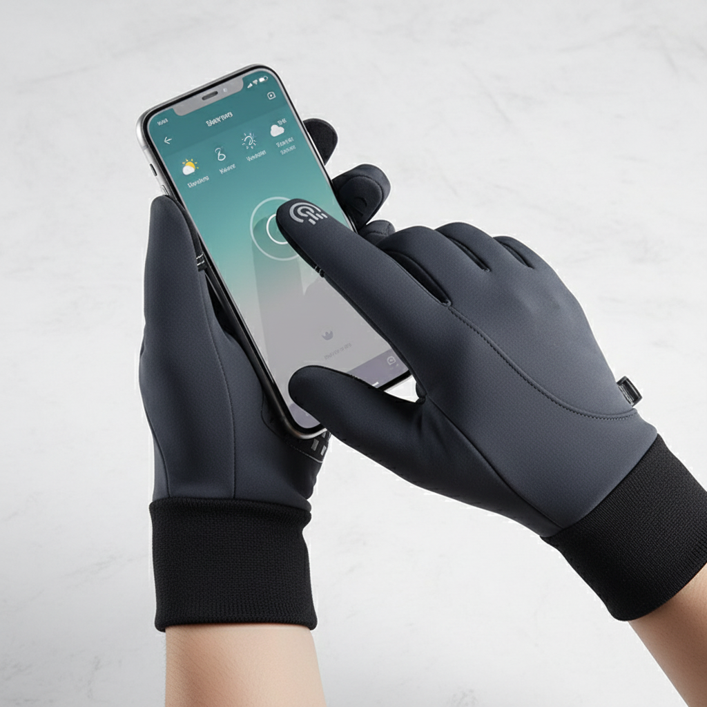 Cycling Gear For Cold Weather - Touch Screen & Waterproof Multi-Sport Winter