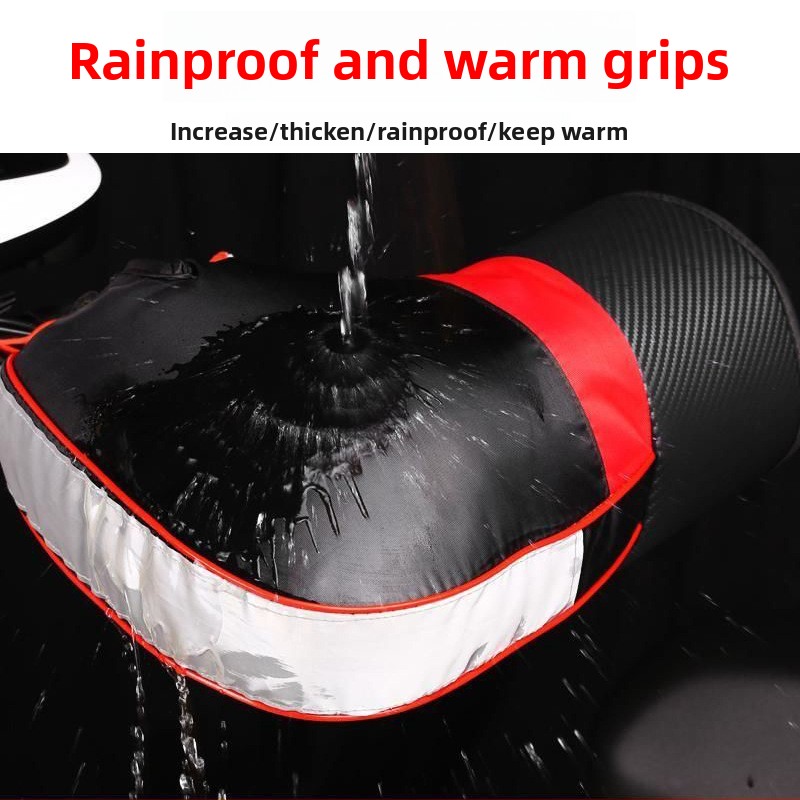 Cycling Gear For Cold Weather - Handlebar Muffs 2pcs Universal Handle Grip