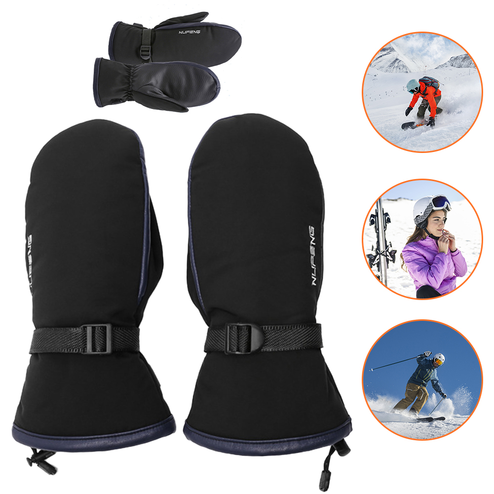 Cycling Gear Temperature - Electric Heating Gloves USB Charging Electric