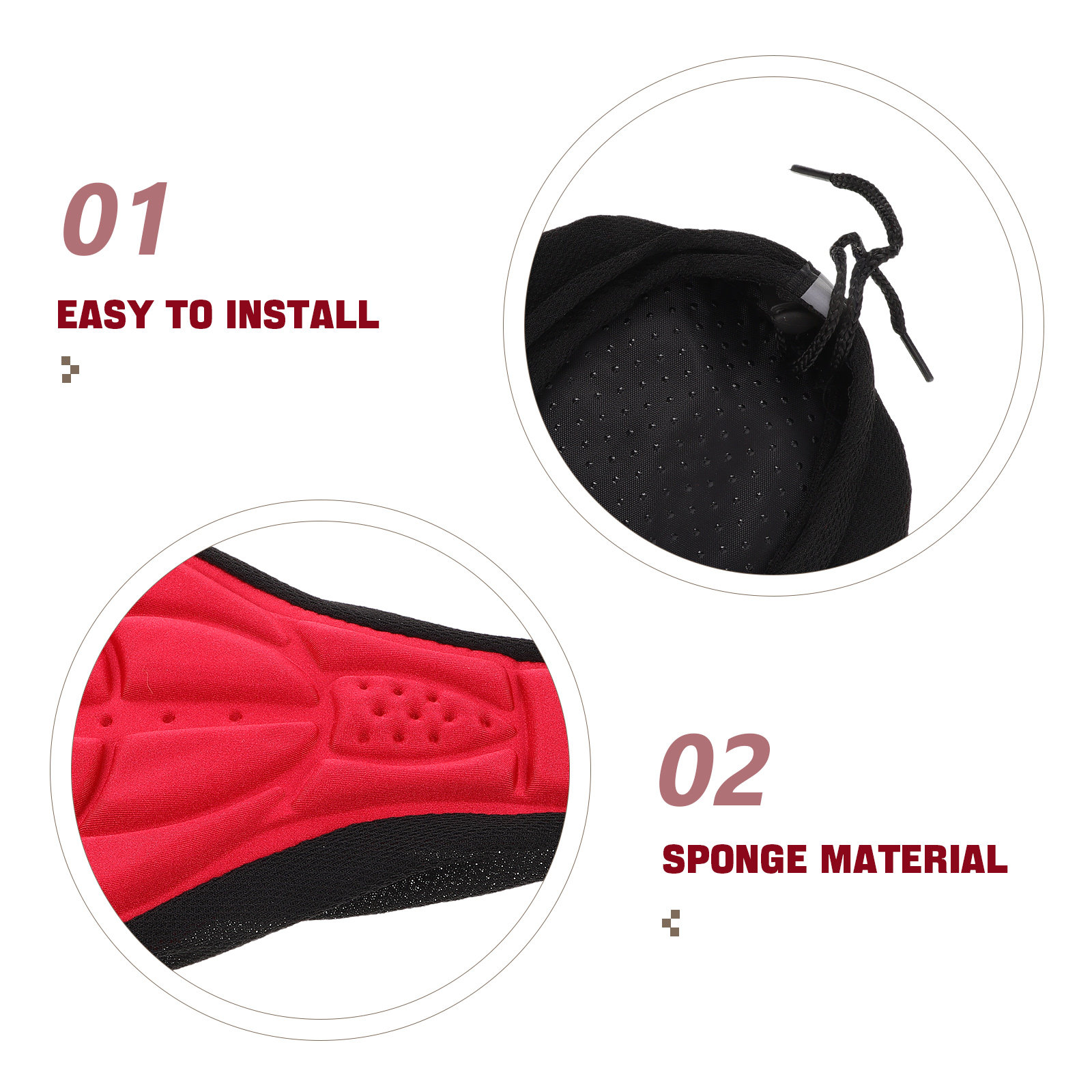 2Pcs Bike Seat Cushion Cover B - Cycling Gears avis et prix