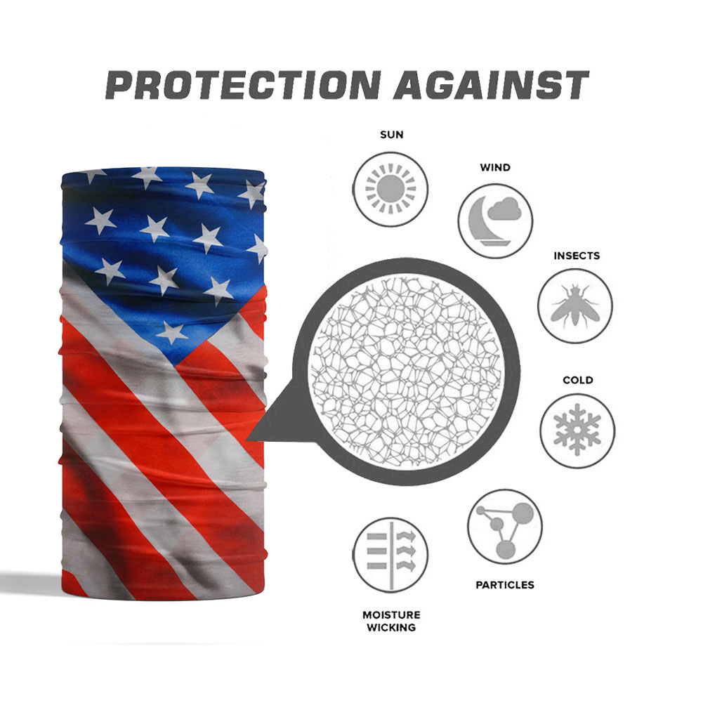 USA Flag Pattern Sun Protectiv - Cycling Gears avis et prix