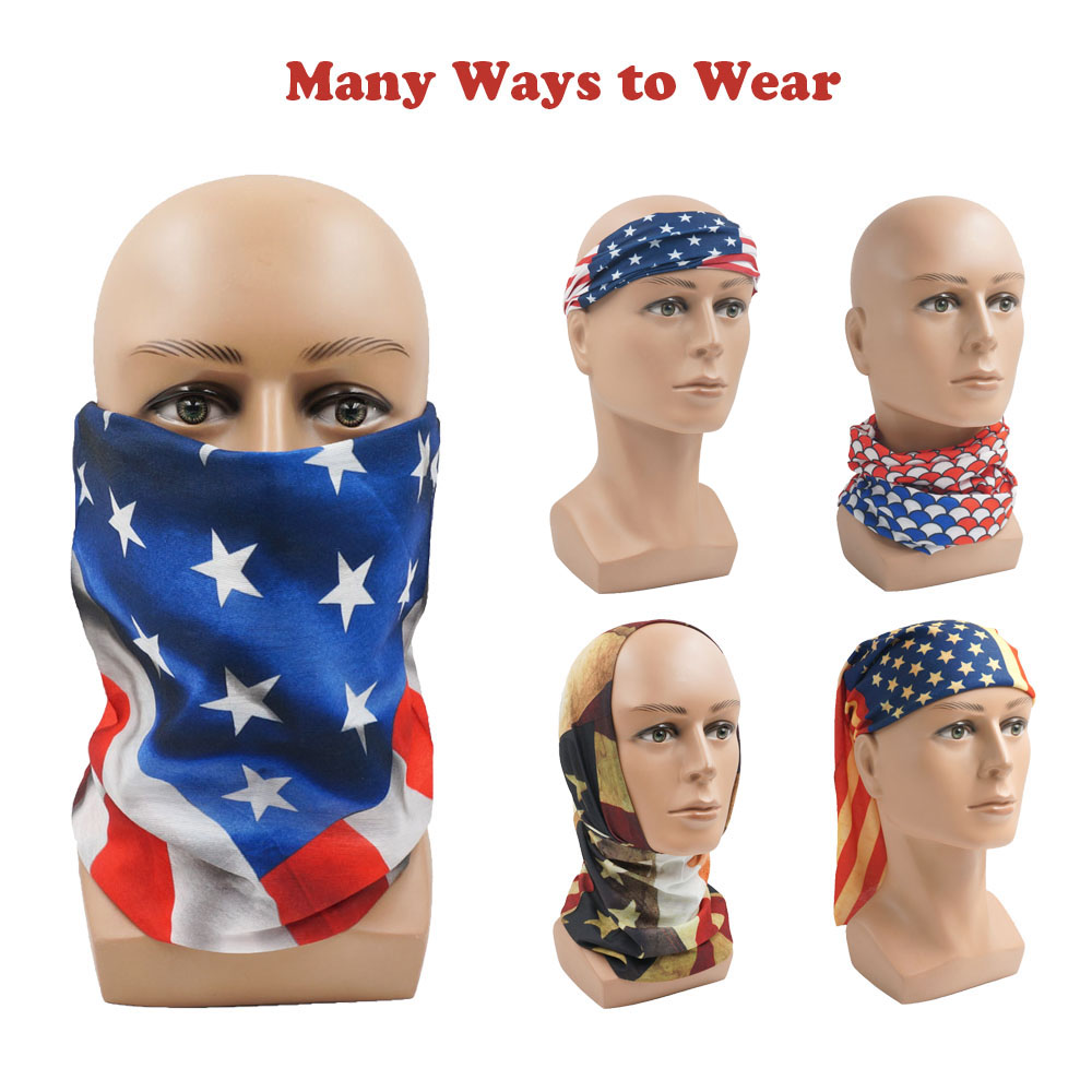 USA Flag Pattern Sun Protectiv - Cycling Gears avis et prix
