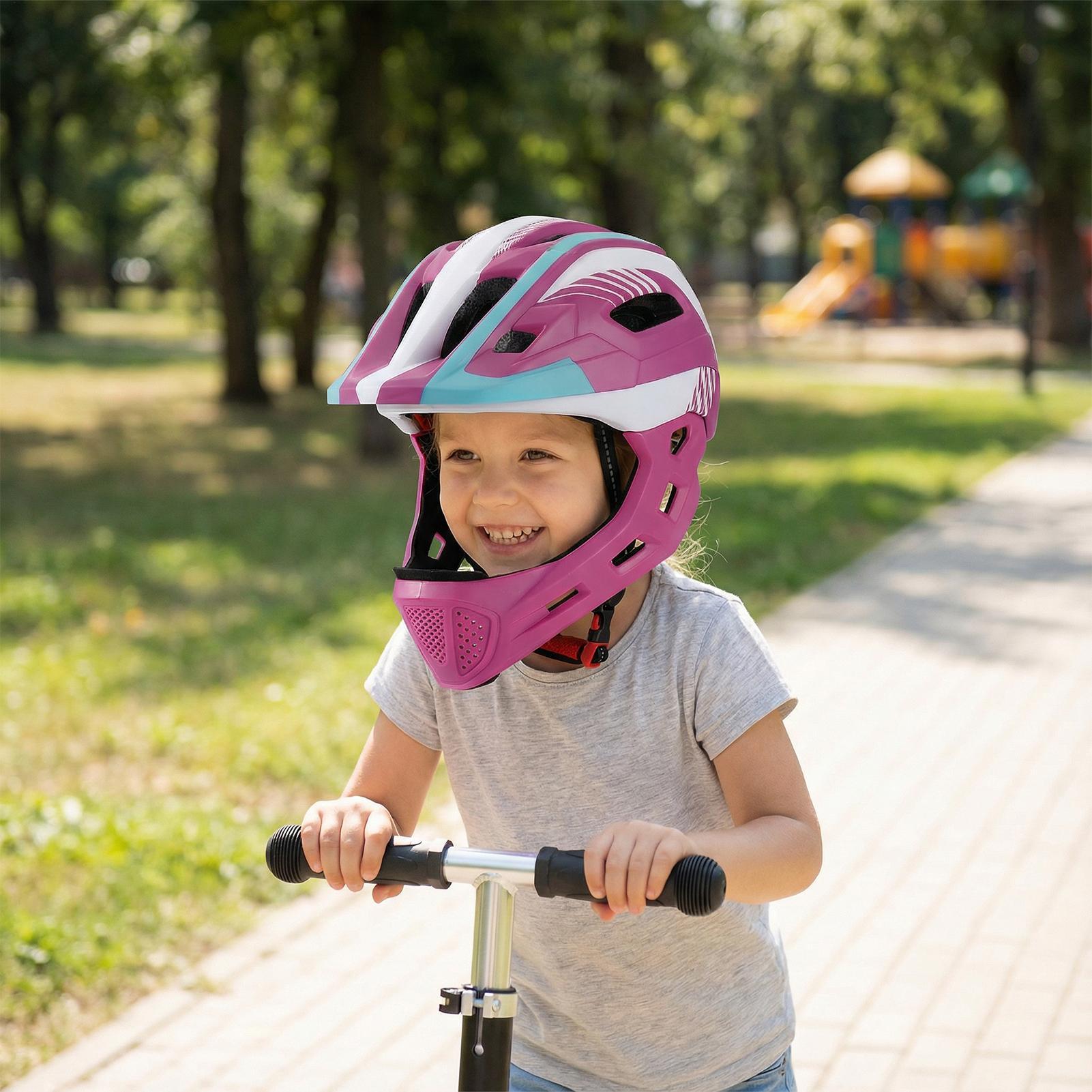 Youth Full Face Helmet Cycling - Cycling Gear Beginner avis et prix