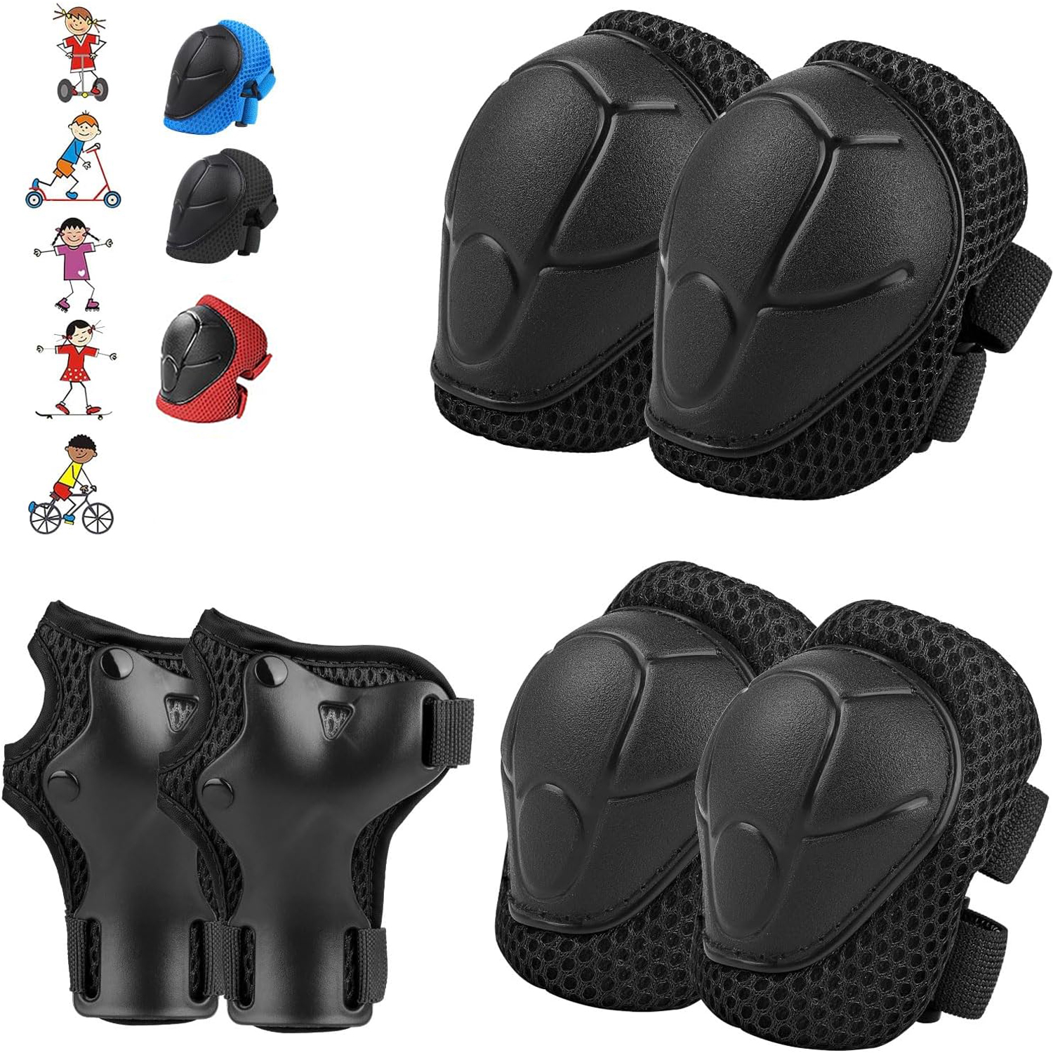 6PCS Kids Protective Gear Set  - Cycling Gear Of The Year avis et prix