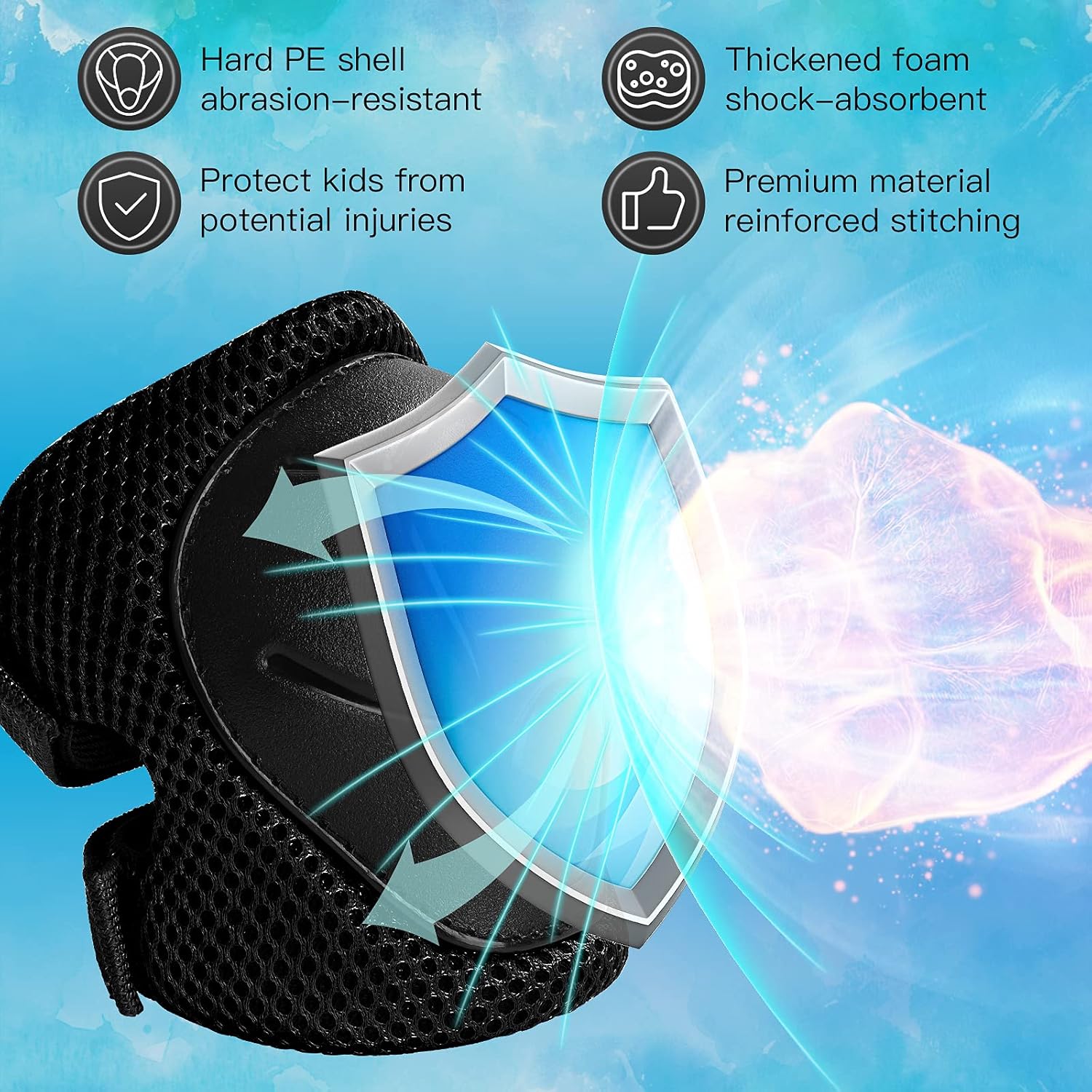 6PCS Kids Protective Gear Set  - Cycling Gear Of The Year avis et prix