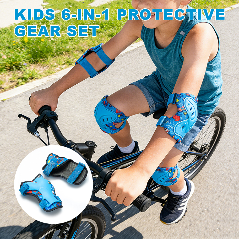 6Pcs/Set 3-12 Years Kids Prote - Cycling Gear Of The Year avis et prix