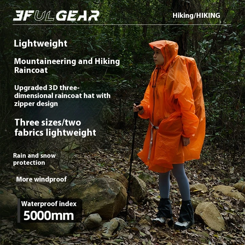 3F UL GEAR Zipper Raincoat 15D - Cycling Gear For Rain avis et prix