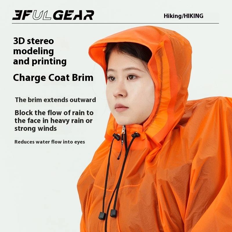 3F UL GEAR Zipper Raincoat 15D - Cycling Gear For Rain avis et prix