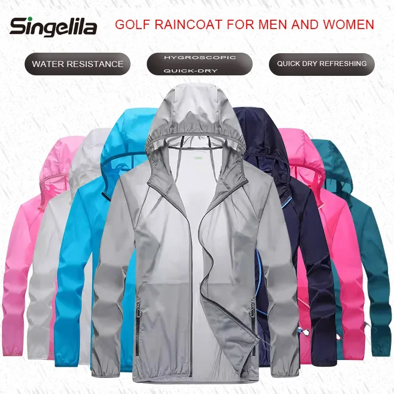 Golf Raincoat Lightweight Jack - Cycling Gear For Rain avis et prix