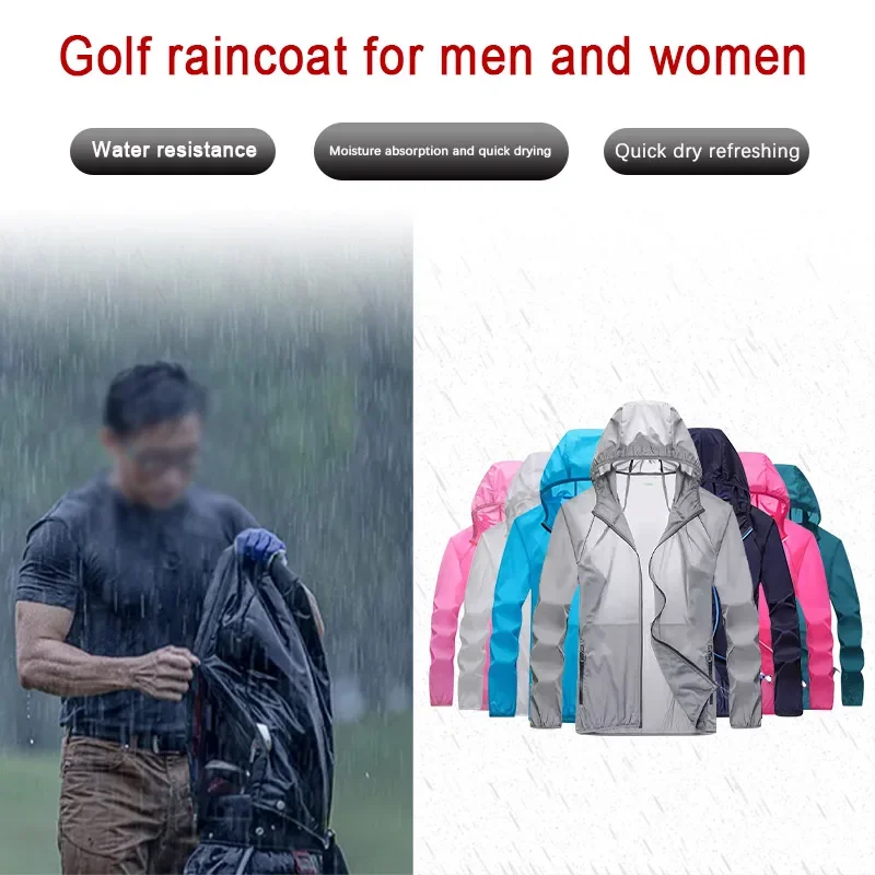 Golf Raincoat Lightweight Jack - Cycling Gear For Rain avis et prix