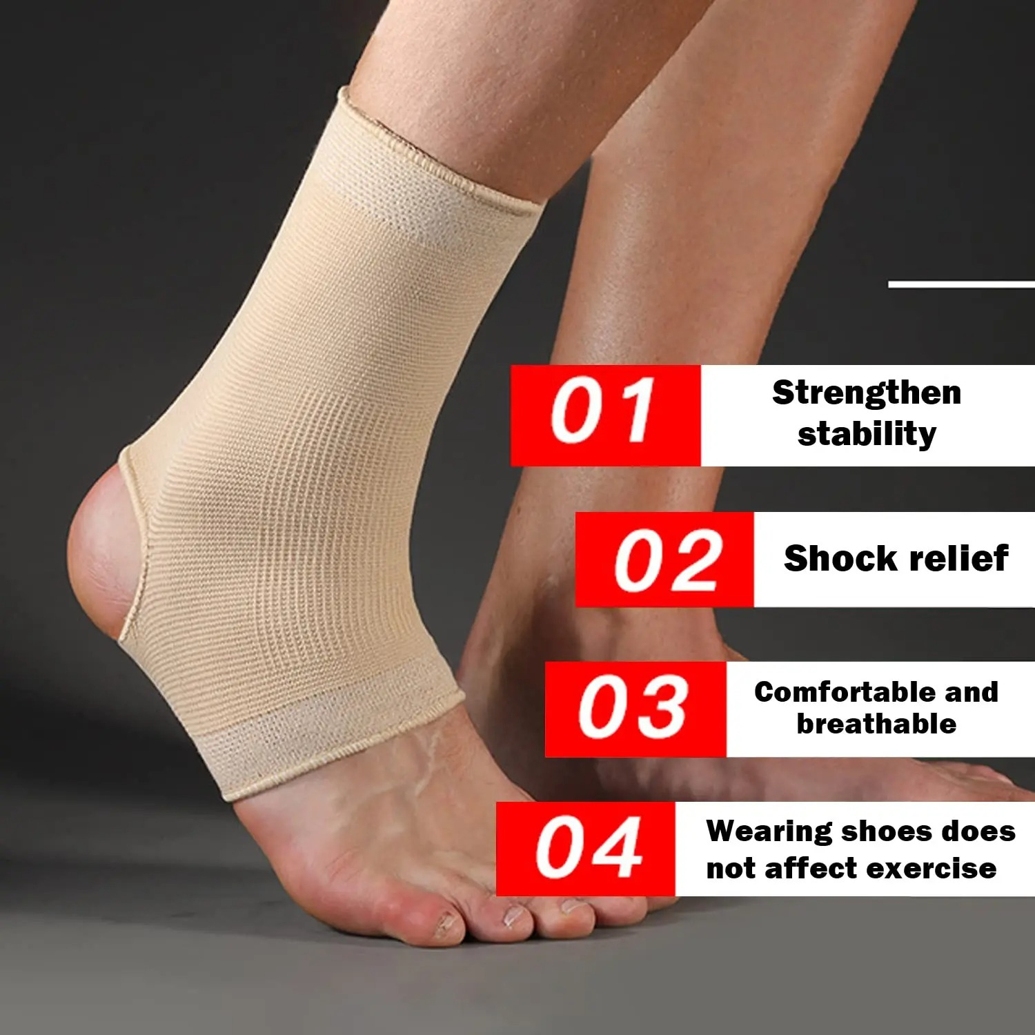 1pc Skin Color Sports Ankle Su - Cycling Gears avis et prix