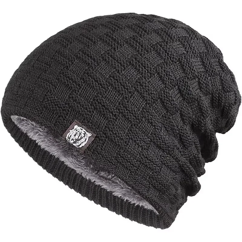 Mens Plush Lining Beanie Winte - Cycling Gear For Cold Weather avis et prix