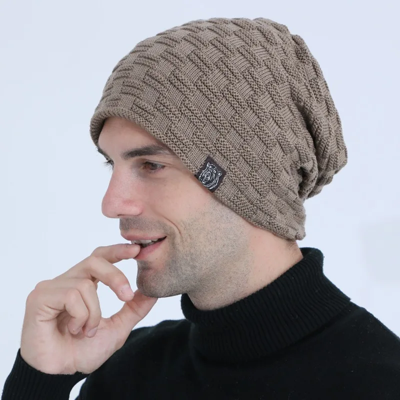 Mens Plush Lining Beanie Winte - Cycling Gear For Cold Weather avis et prix