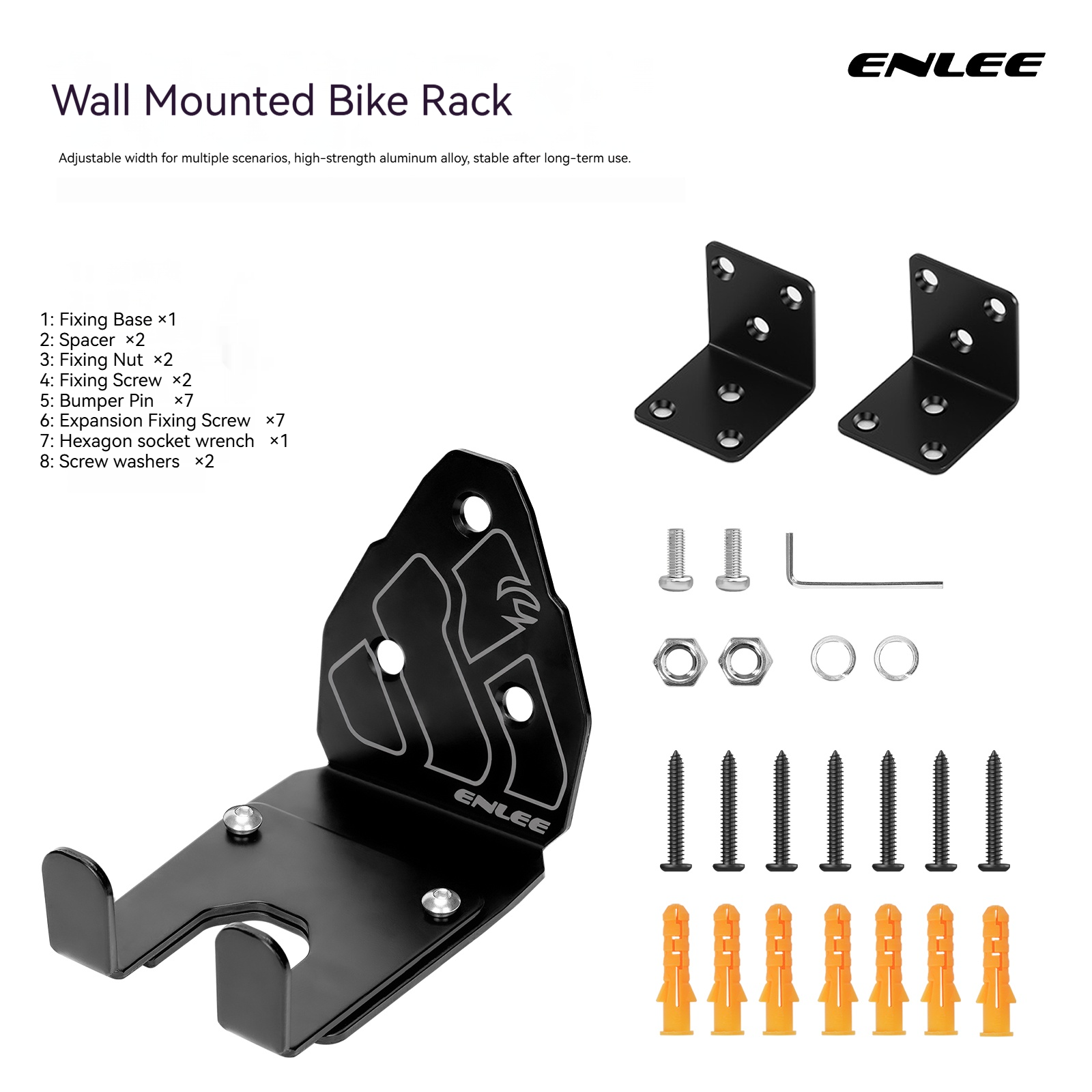 ENLEE Bicycle Rack Wall-Mounte - Cycling Gear Wall Organizer avis et prix