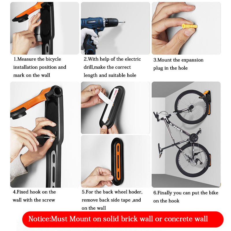 1PC Bicycle Wall Mount Rack Mt - Cycling Gear Wall Organizer avis et prix
