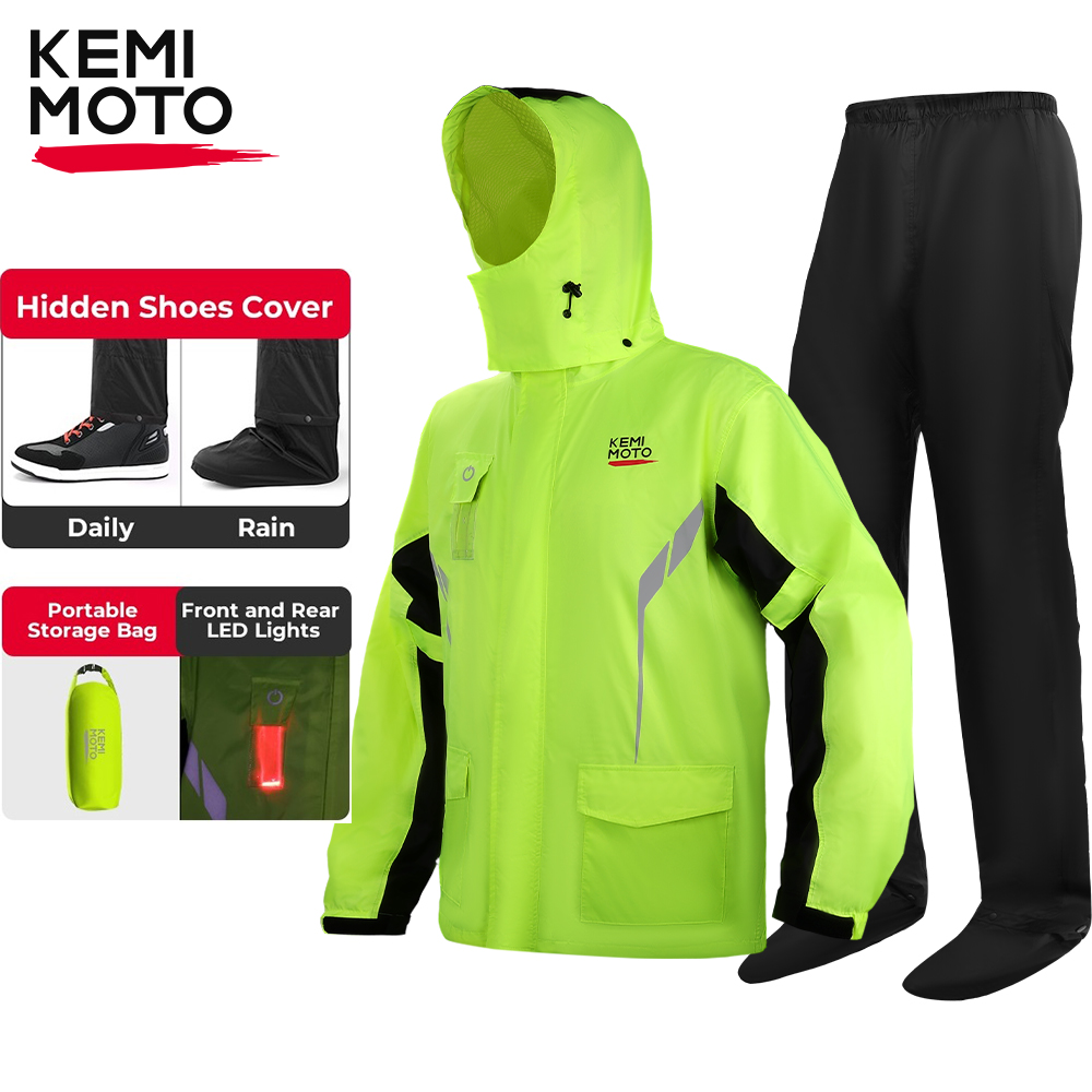 KEMIMOTO Unisex Waterproof Rai - Cycling Gear For Rain avis et prix