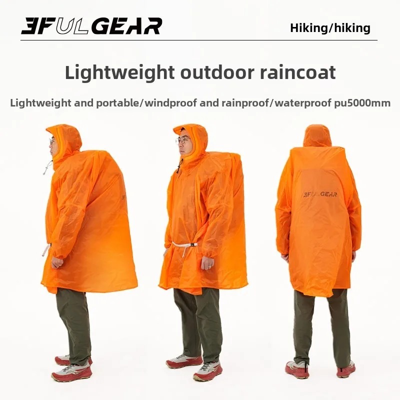 Ultralight Rain Poncho 3F UL G - Cycling Gear For Rain avis et prix