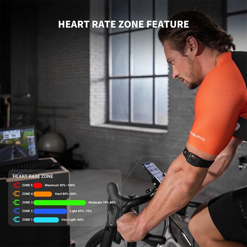COOSPO HW9 Armband Heart Rate  - Cycling Zwift avis et prix