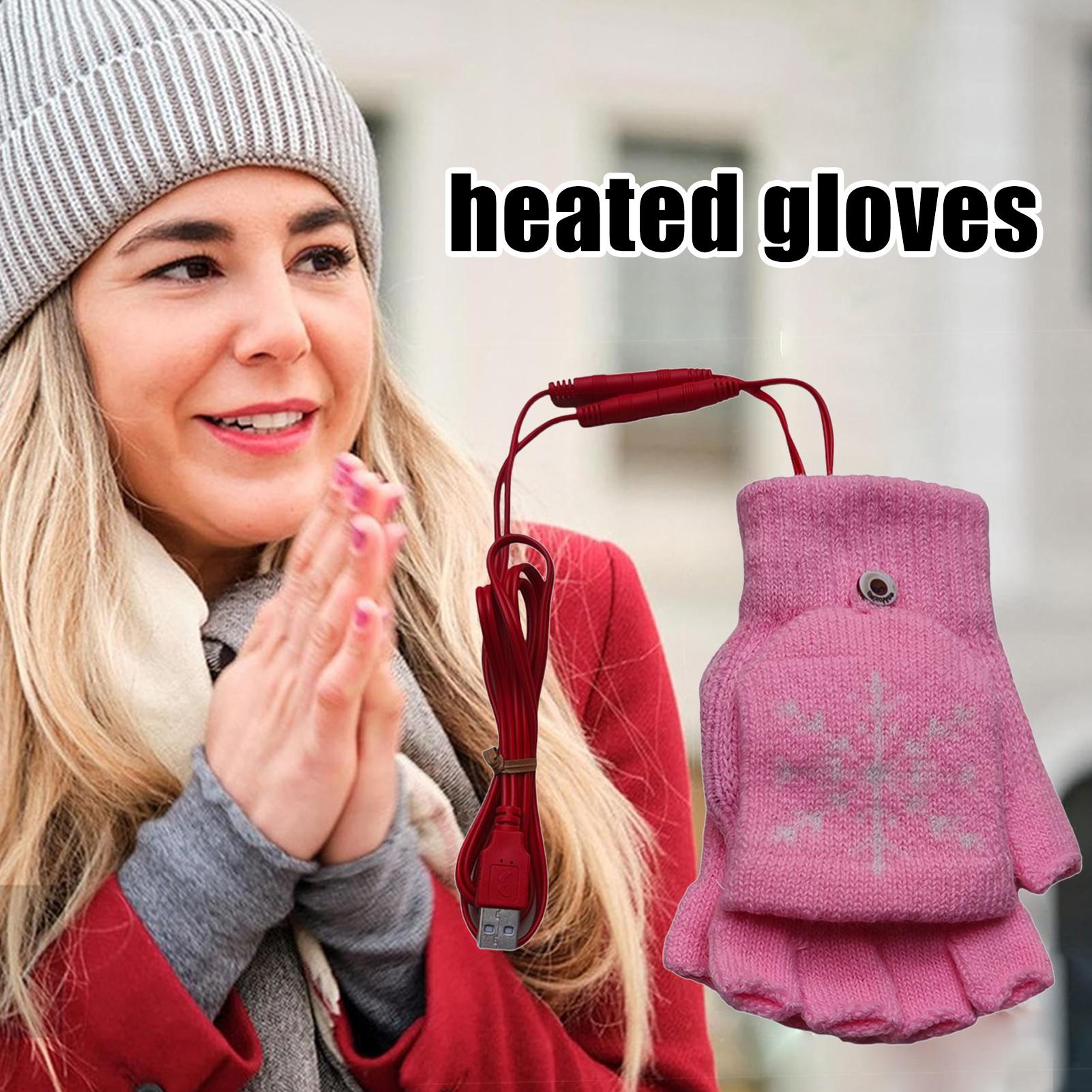 Heated Gloves Fingerless USB H - Cycling Gear For Cold Weather avis et prix