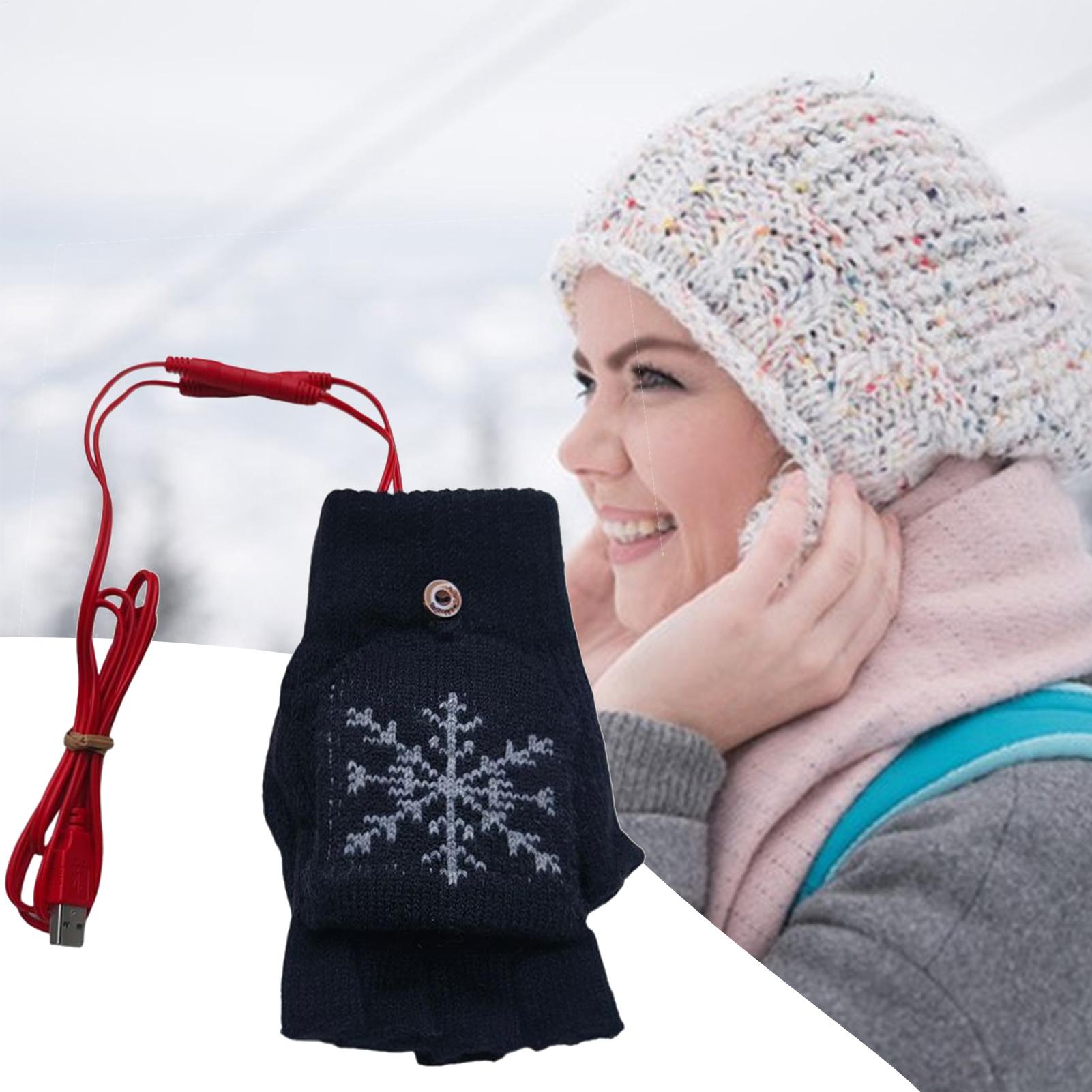 Heated Gloves Fingerless USB H - Cycling Gear For Cold Weather avis et prix