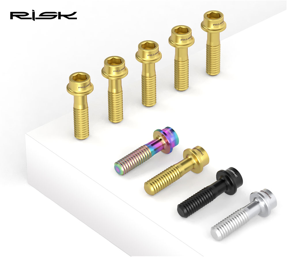 RISK Titanium Stem Bolts 6PCS  - Xc Mtb Gear avis et prix