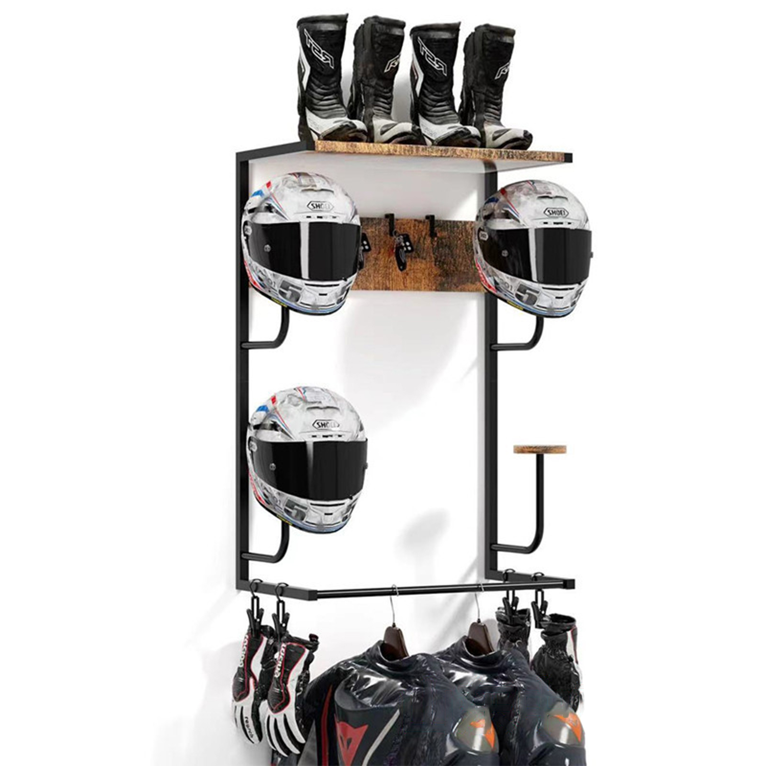 Motorcycle Helmet Holder, Wall - Cycling Gear Wall Organizer avis et prix