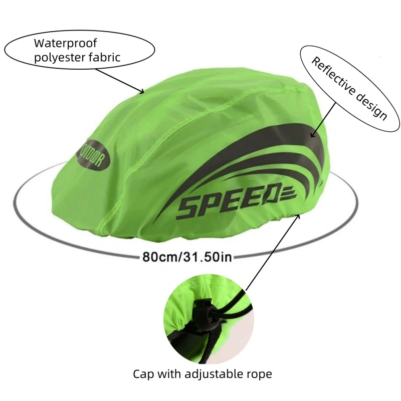 Reflective Letter Bike Helmet  - Cycling Gear For Rain avis et prix