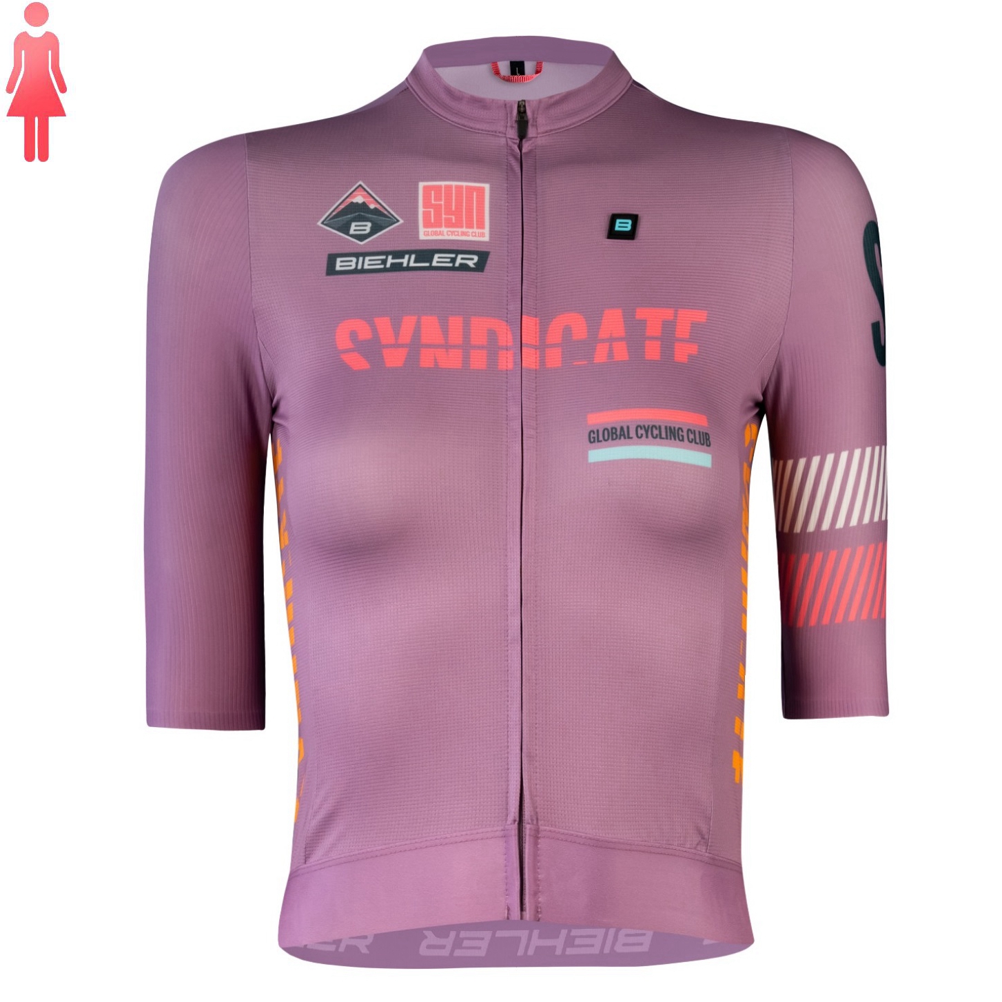 SYN Purple short sleeve Jersey - Cycling Gear Women Sale avis et prix