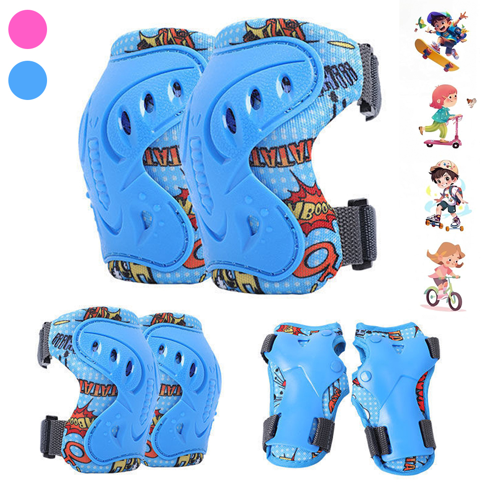 6Pcs Kids 3-12 Years Knee Elbo - Cycling Gear Of The Year avis et prix