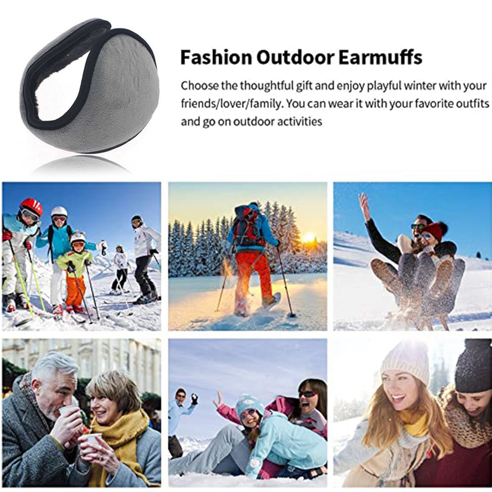 Winter Ear Muffs Warm Fleece F - Cycling Gear For Cold Weather avis et prix