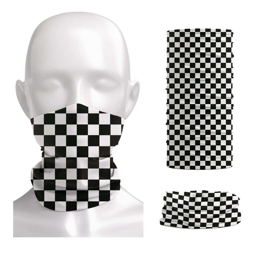 Checkered Ska Printed Headband - Cycling Gears avis et prix